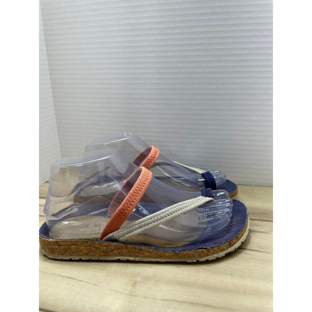 OTZshoes slip on canvas cork sandals 7